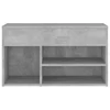 Batų suoliukas, betono pilkas, 80x30x45cm, apdirbta mediena