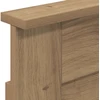 Lova Bed Frame with Storage and Headboard Artisan Oak 180 x 200 cm