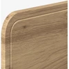 Lova Bed Frame with Storage and Headboard Artisan Oak 180 x 200 cm