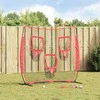 Beisbolo treniruočių tinklas Juoda 214,5 x 89,5 x 181 cm
