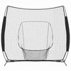 Beisbolo treniruočių tinklas Juoda 250 x 106 x 209 cm
