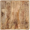 Bistro staliukas, 60x60x77cm, neapdorota mango mediena