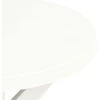 Bistro staliukas, baltos spalvos, plastikas, 70cm skersmens