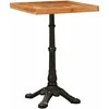 Bistro stalas Ruda 50 x 50 x 76 cm Kietos akacijos mediena
