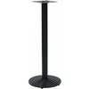Bistro stalo kojelė Juoda Ø43x107 cm Ketaus