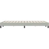 Box Spring Lova be čiužinio Šviesiai pilka 120x220 cm aksomas