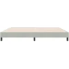Box Spring Lova be čiužinio Šviesiai pilka 180x220 cm aksomas