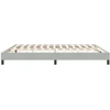Box Spring Lova be čiužinio Šviesiai pilka 180x220 cm aksomas