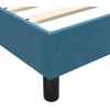 Box Spring Lova be čiužinio Tamsiai mėlyna 180x220 cm aksomas