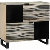 Bufetas Balta 80 x 33 x 75 cm mango medienos masyvas