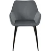 Clp Trading Mville 2 dalių valgomojo kėdžių komplektas Luena, aksominis
