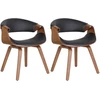Clp Trading Mville 2 vnt. valgomojo kėdžių komplektas Foley, dirbtinė oda