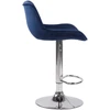 Clp Trading Mville 2 baro kėdžių komplektas "Lentini velvet chrome