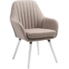 Clp Trading Kėdė Florian Fabric rusvos spalvos, balta