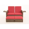 Clp Trading Mville Sofa Ancona rubino raudonos spalvos 5 mm