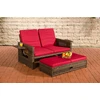 Clp Trading Mville Sofa Ancona rubino raudonos spalvos 5 mm