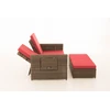 Clp Trading Mville Sofa Ancona rubino raudonos spalvos 5 mm