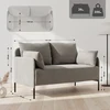 Clp Trading Mville Dvivietė sofa Ziden, medžiaginė