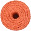 Darbo virvė, oranžinės spalvos, 10mm, 50m, polipropilenas