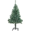 Dirbtinė Kalėdų eglutė su 150 LED, žaisliukais ir sniegu, 150cm