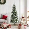 Dirbtinė Kalėdų eglutė Žalia 150 cm PVC, plastikas ir plienas