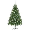 Kalėdų eglutė su 300 LED s stovu Žalia 180 cm PE