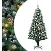 Dirbtinė Kalėdų eglutė Žalia 180 cm PVC ir Plienas ir Plastikas