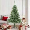 Kalėdų eglutė su 300 LED s stovu Žalia 180 cm PVC