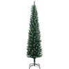 Dirbtinė siaura Kalėdų eglutė, 150 LED, 120cm