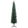 Dirbtinė siaura Kalėdų eglutė, 150 LED, 150cm