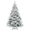 Dirbtinė Sulankstoma Kalėdų Eglutė 240 cm 300 LED Šilta balta