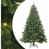 Dirbtinė Sulankstoma Kalėdų Eglutė 240 cm 300 LED Šilta balta