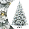 Dirbtinė Sulankstoma Kalėdų Eglutė 240 cm 300 LED Šilta balta