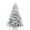 Dirbtinė Sulankstoma Kalėdų Eglutė 240 cm 300 LED Šilta balta