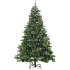 Dirbtinė Sulankstoma Kalėdų Eglutė 240 cm 300 LED Šilta balta