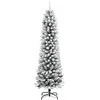 Dirbtinė Kalėdų eglutė Balta 120 cm PVC ir Metalas ir Plastikas