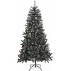 Dirbtinė Kalėdų eglutė Žalia 210 cm PVC, plastikas ir plienas