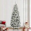 Dirbtinė Kalėdų eglutė su 300 LED s stovu Balta 240 cm