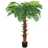 Dirbtinis paprastasis cikas su vazonu, žalias, 160cm