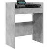 DJ stalas Betono pilka 62 x 45 x 102 cm Apdirbta mediena