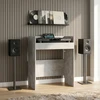 DJ stalas Betono pilka 82 x 45 x 102 cm Apdirbta mediena