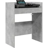 DJ stalas Betono pilka 82 x 45 x 102 cm Apdirbta mediena