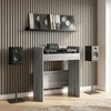 DJ stalas Pilka Sonoma 82 x 45 x 102 cm Apdirbta mediena