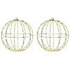 Dovana su 192 LED 2 pcs Šilta balta 40 x 40 x 43,5 cm metalas