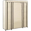 Drab. spinta su skyr. ir stryp., krem. sp., 150x45x176cm, aud.