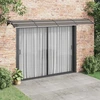 Stogelis durims, juodos spalvos, 400x100cm, polikarbonatas