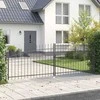 Dviejų durų vartai Woerden Pilka 400 x 174,5 cm Plienas