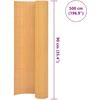 Dvipusė sodo tvora, geltona, 90x500cm, PVC