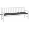 Dvivietė sodo sofa iš palečių, pilkos spalvos, mediena