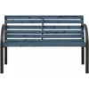 Dvivietė sodo sofa su pagalvėlėmis, juodos spalvos, poliratanas